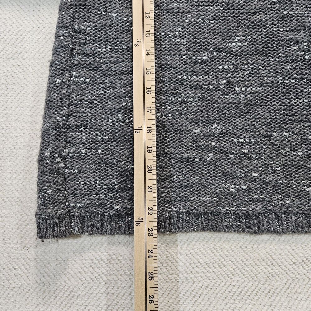 Banana Republic Sweater Womens Medium Open Cross‎ Back Shimmer Career Corporate - Picture 5 of 6